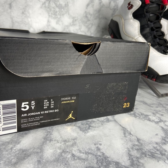 Air Jordan 10 Retro BG 5.5Y/ 7 Womens - Picture 5 of 8